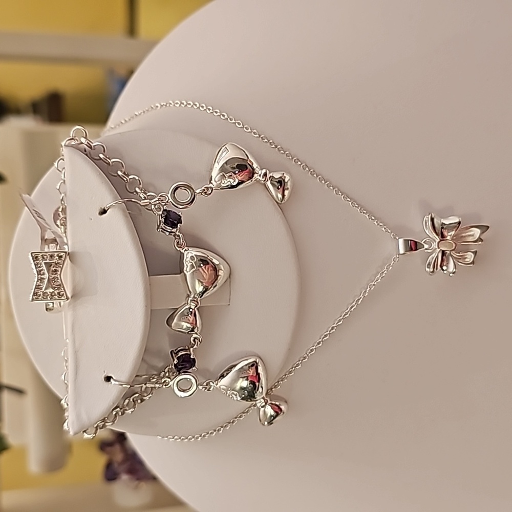 (NWT) 925 Bow knot Jewelry SetY